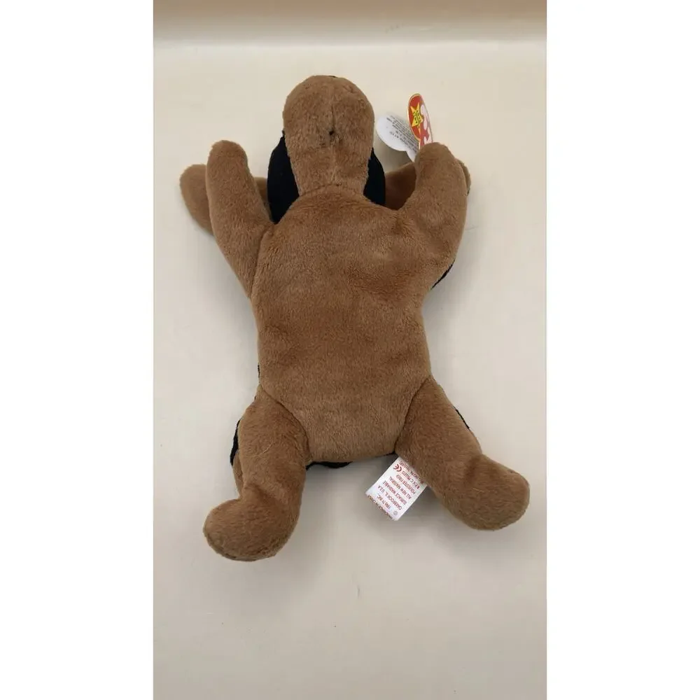 Ty Beanie Baby Doby Doberman Dog 1996 Style 4110 PVC Pellets w/ Tags